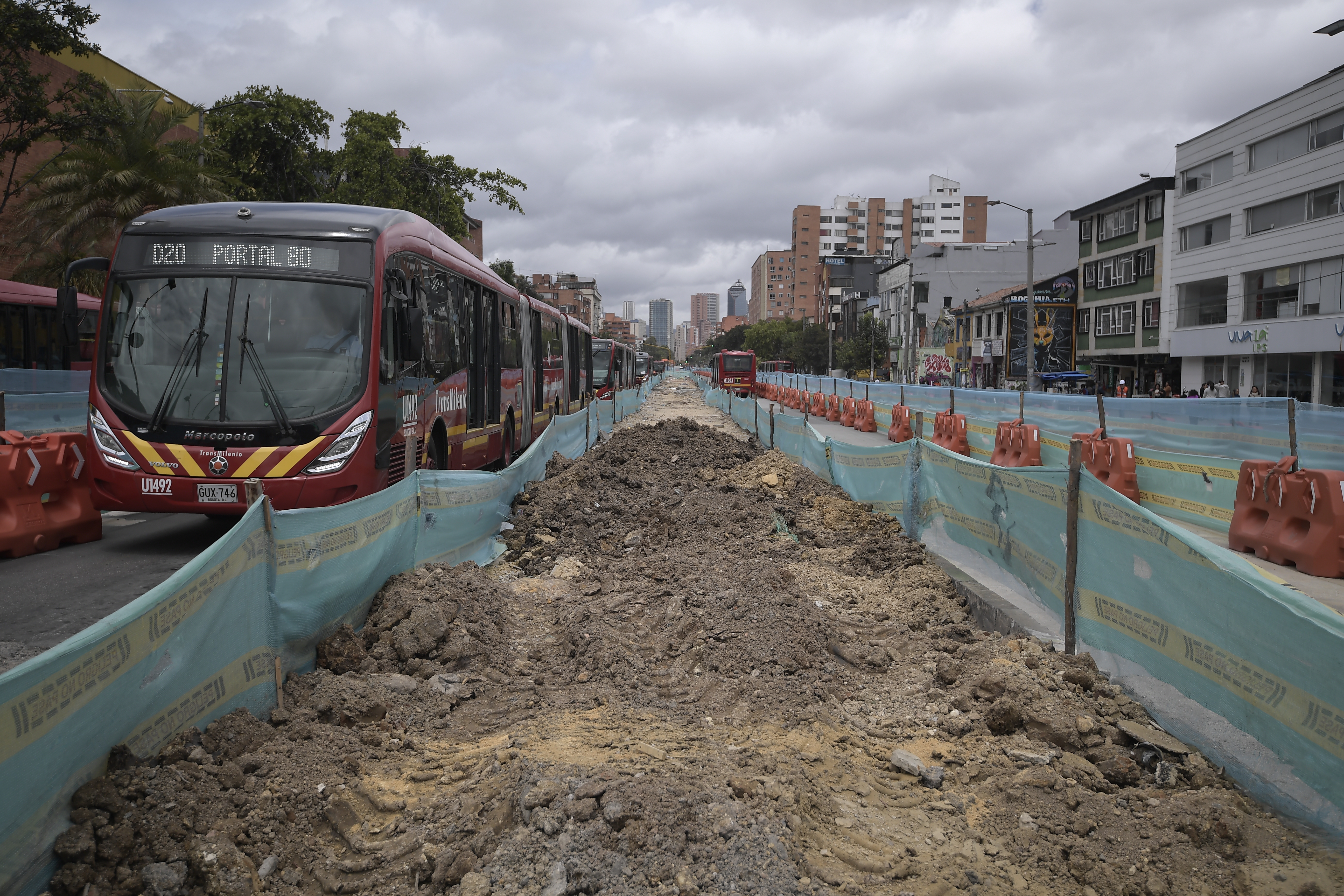 Anuncian nuevos cambios en la movilidad de la Av. Caracas por obras del Metro