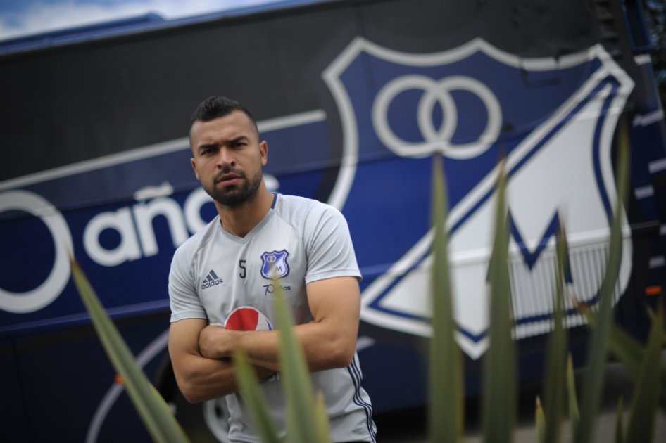Andrés Cadavid, defensor de Millonarios. / Archivo El Espectador