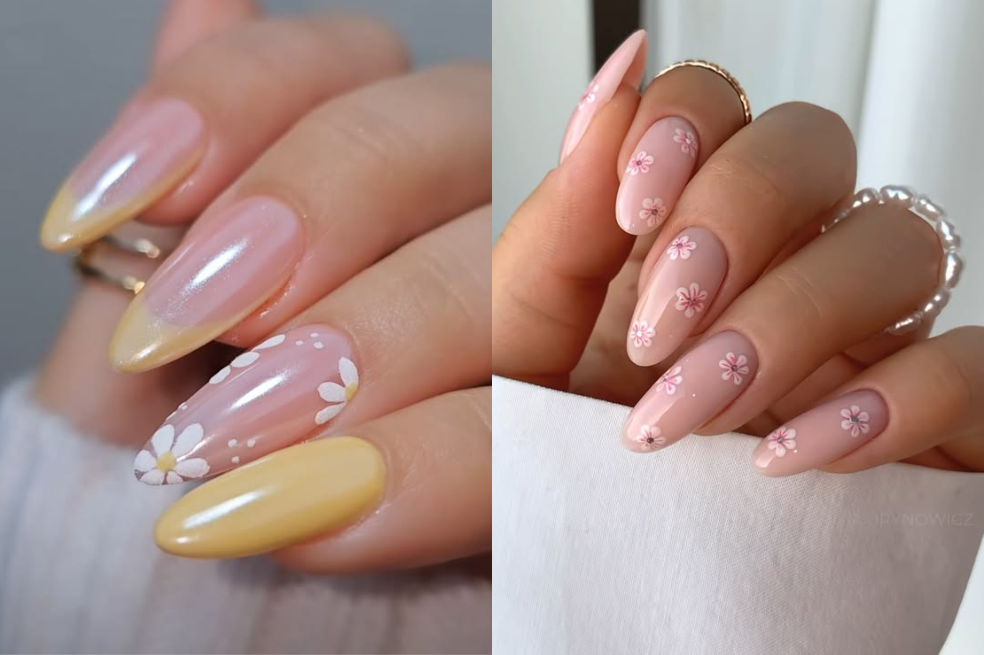 Las flores son un diseño de uñas que nunca pasa de moda, entes siempre se adapta a las nuevas tendencias, por lo que escogerlo siempre te hará sentir a la moda
