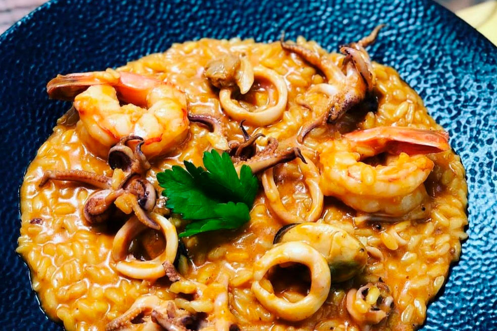 Recetas Cromos: ingredientes y cómo hacer un Risotto de Mar