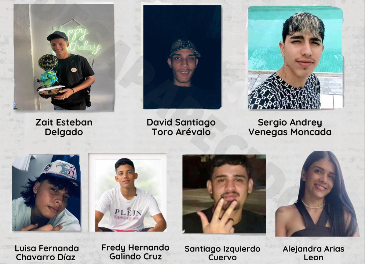 Sube a COP 35 millones recompensa por información de jóvenes desaparecidos en Tolima