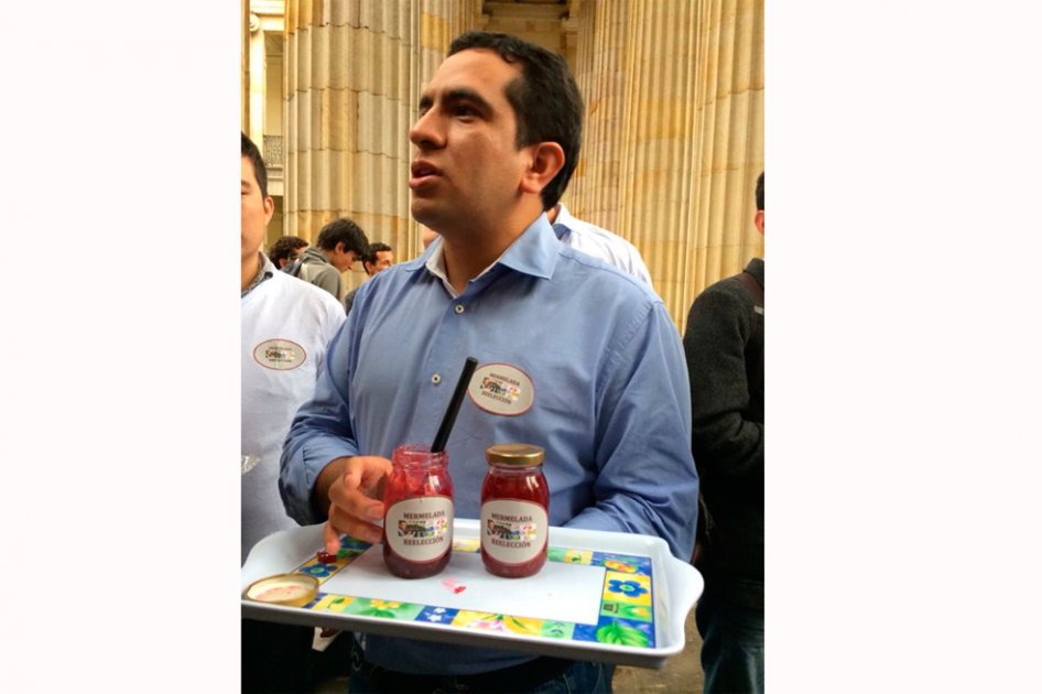 El candidato del Centro Democrático en la Cámara por Bogotá, Edward Rodríguez.