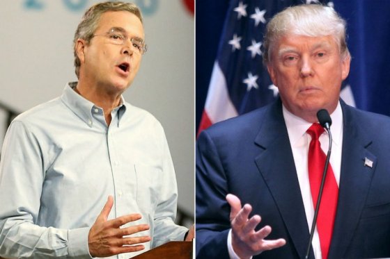 Rifirrafe entre Trump y Jeb Bush por atentados del 11 de septiembre