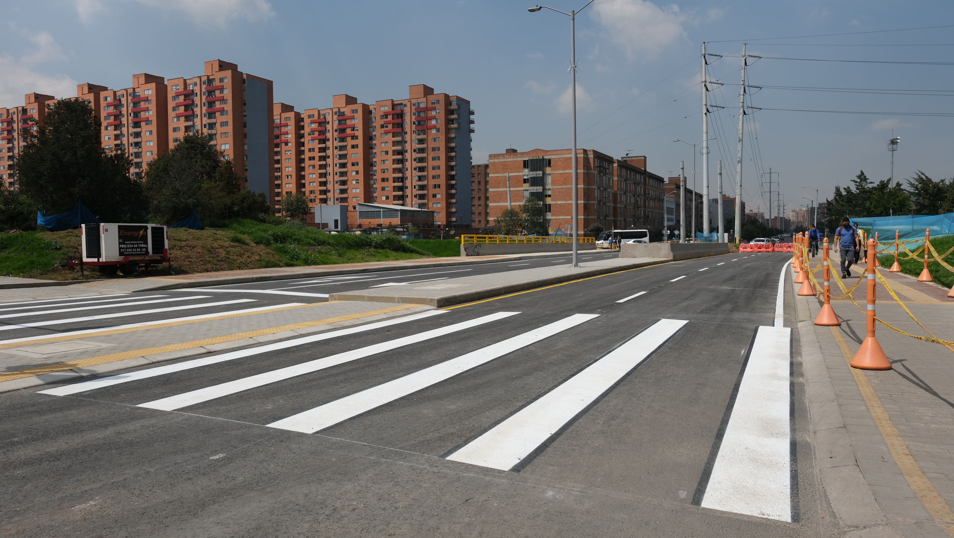 Entregan cinco obras viales para mejorar la movilidad en el occidente de Bogotá
