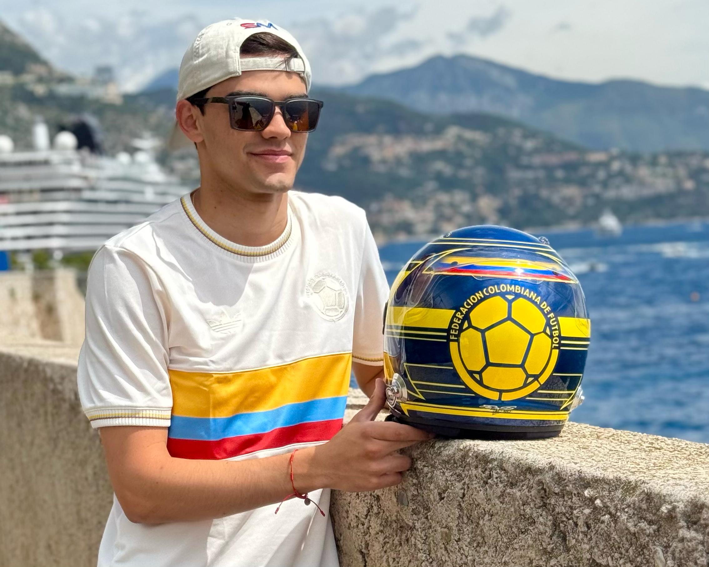 Sebastián Montoya, hijo de Juan Pablo Montoya y piloto de Fórmula 2.