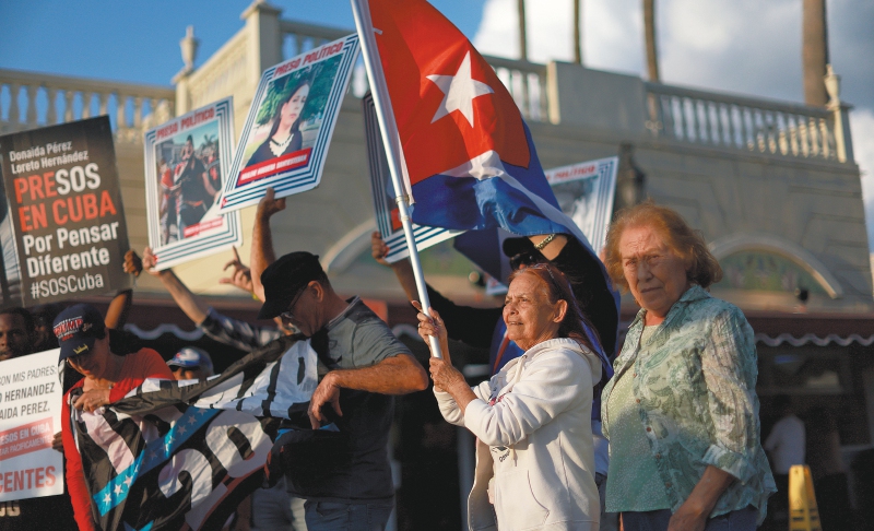 Hambre y represión: la diáspora cubana se expande