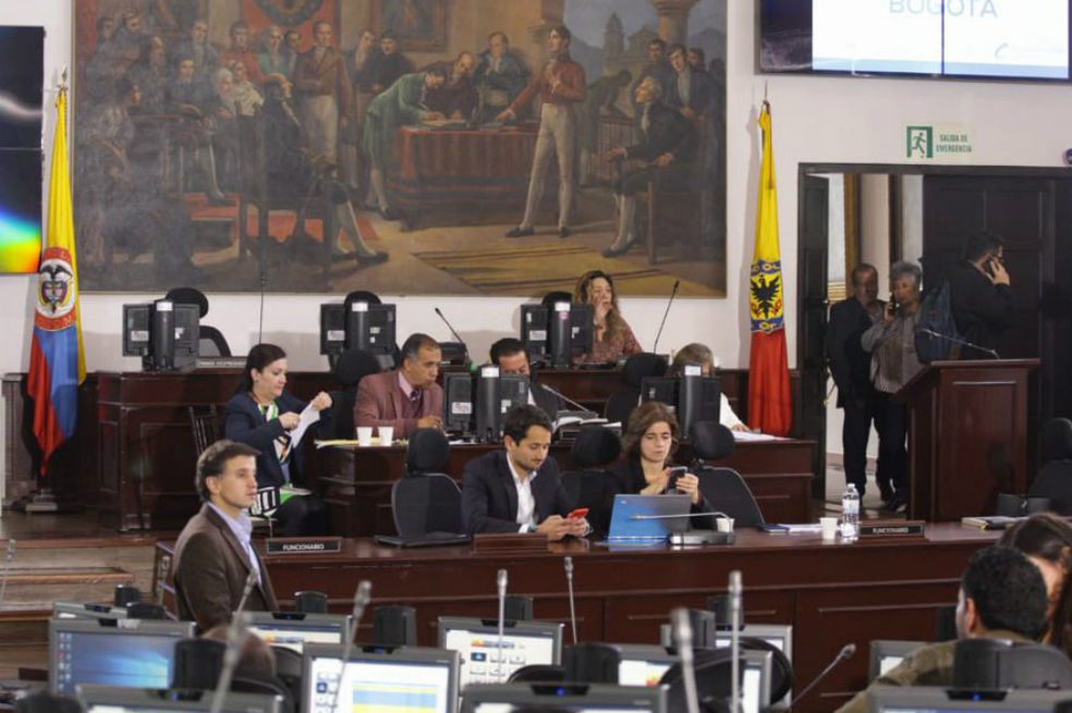 Tomada de Twitter: @ConcejodeBogota