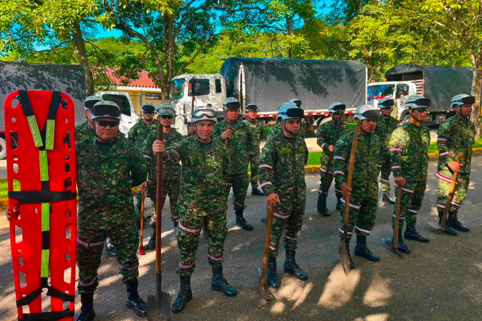 Eje cafetero, Chocó y Cali recibirán soldados para atender emergencia tras terremoto