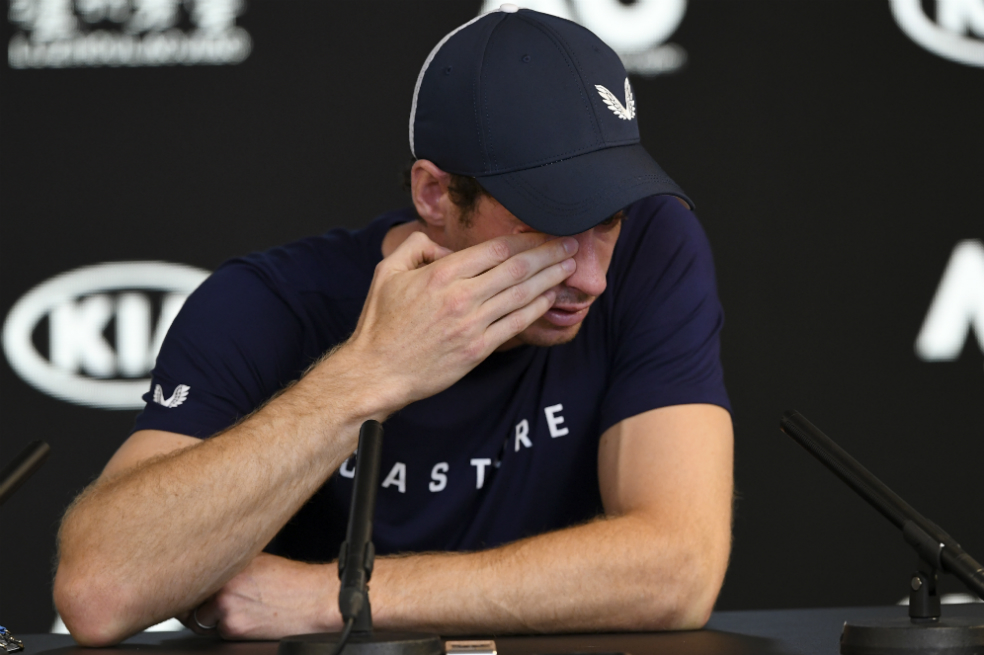 Murray rompe a llorar en rueda de prensa tras explicar su lesión