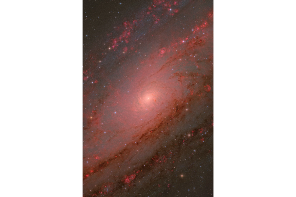 "No mostrarlo todo: esa es una de las mayores virtudes de esta foto. La galaxia de Andrómeda ha sido fotografiada de tantas formas diferentes y tantas veces con telescopios que es difícil imaginar que una nueva foto pueda aportar algo nuevo a lo que ya hemos visto. Pero esta lo consigue, con una composición dinámica inusual y un nivel de detalle sin precedentes que no oscurece la escena en su conjunto".