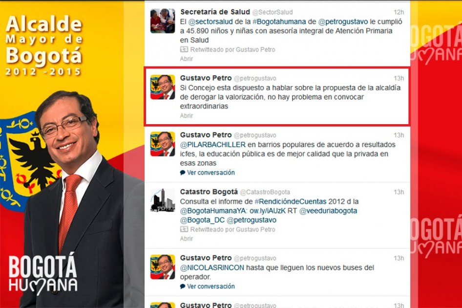 Petro convocaría extras pero para derogar valorización