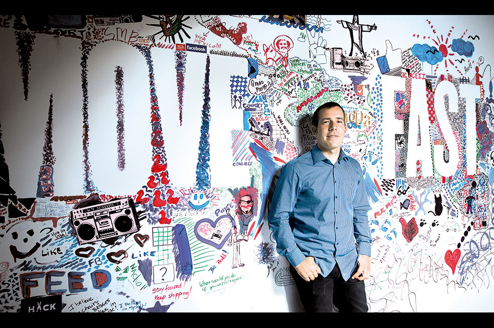 Javier Olivan, vicepresidente de crecimiento de Facebook, en las oficinas centrales de la empresa, en Menlo Park, California.  / Eduardo Biermann