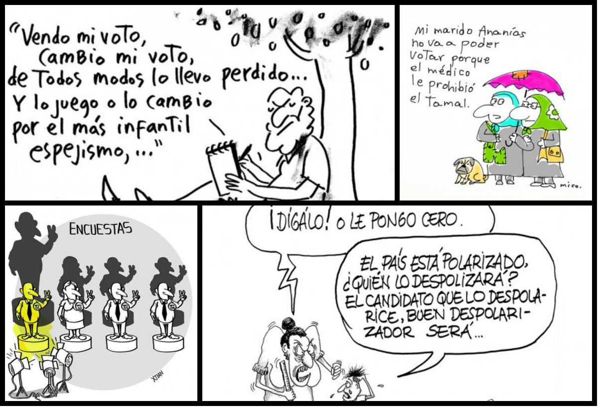 Las mejores caricaturas sobre las elecciones en Colombia