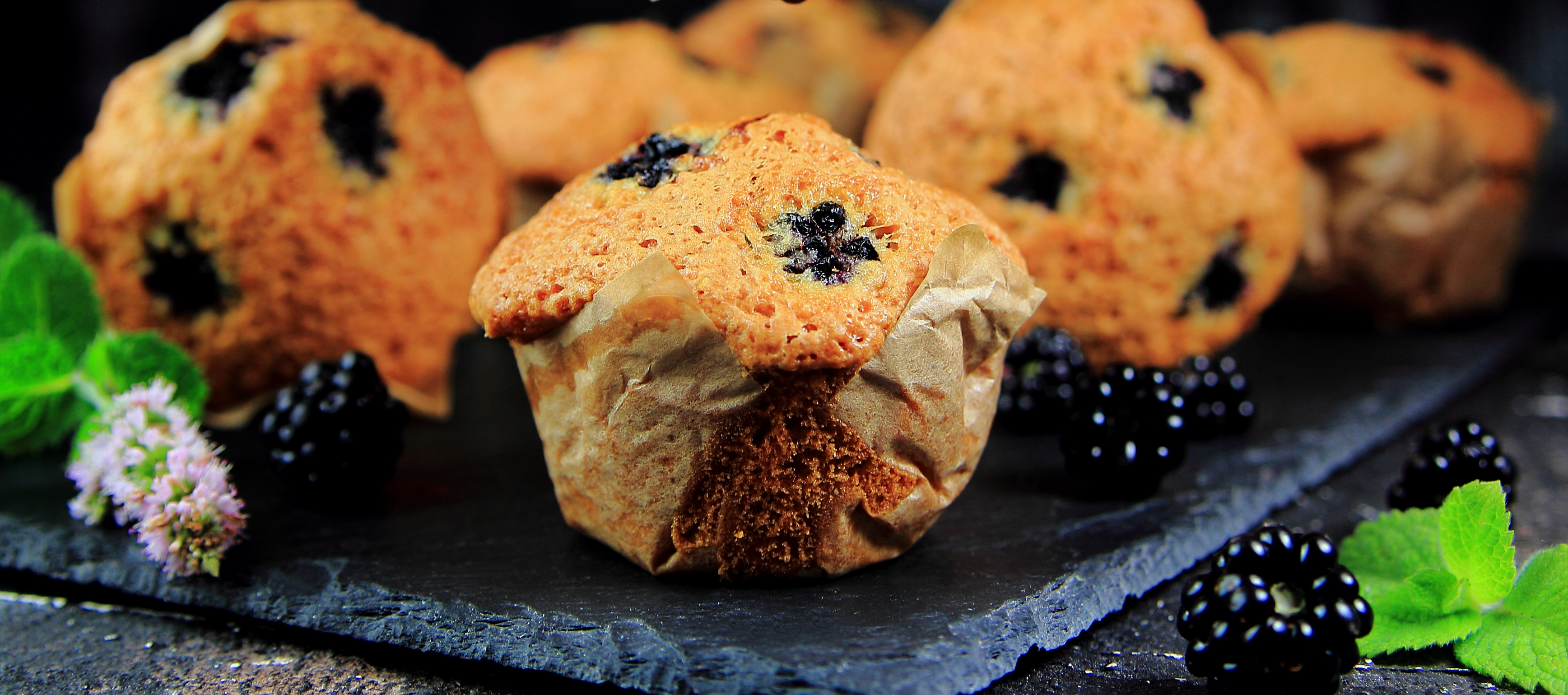 Receta: así se preparan unos esponjosos y suavecitos muffins de mora