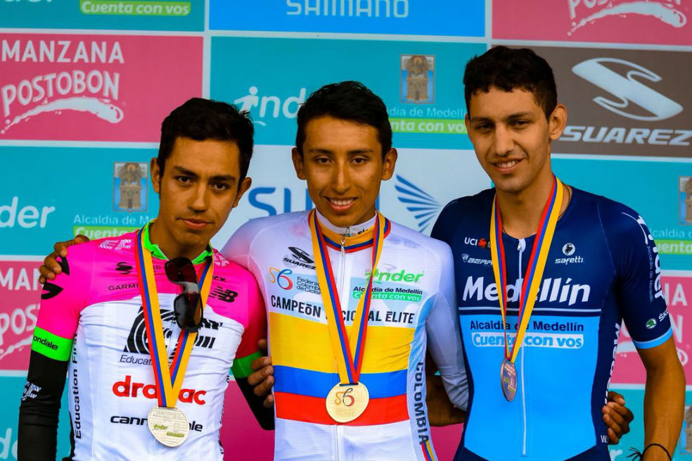 Egan Bernal se consagró campeón nacional de contrarreloj