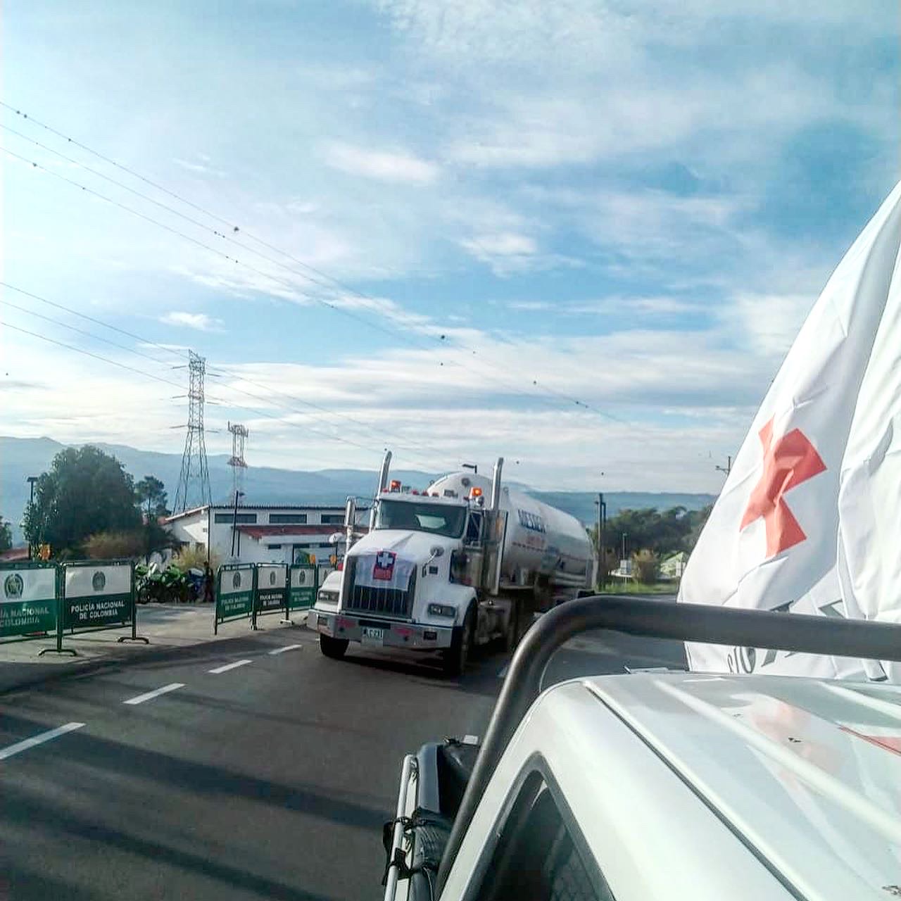 Caravana humanitaria Cruz Roja