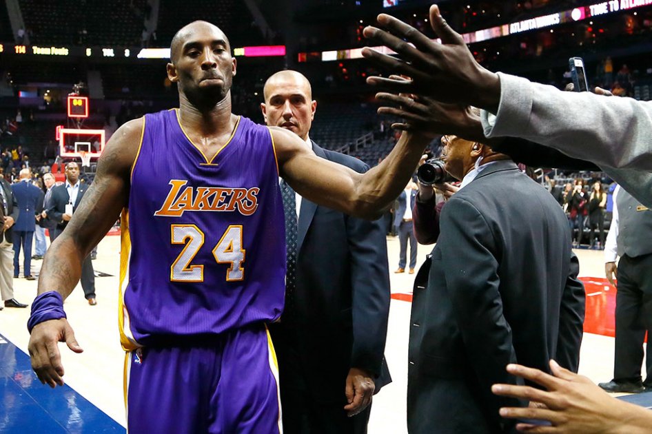 Kobe Bryant, jugador de Los Ángeles Lakers. Foto: AFP