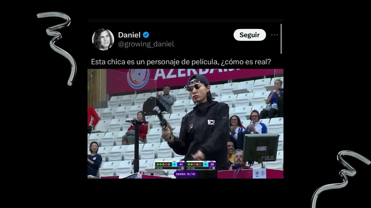 ¿Pregunta si esta chica es real o es de película? reacciones al video de Kim Yeji en la copa ISSF Baku 2024 donde rompió récord mundial en mayo.
