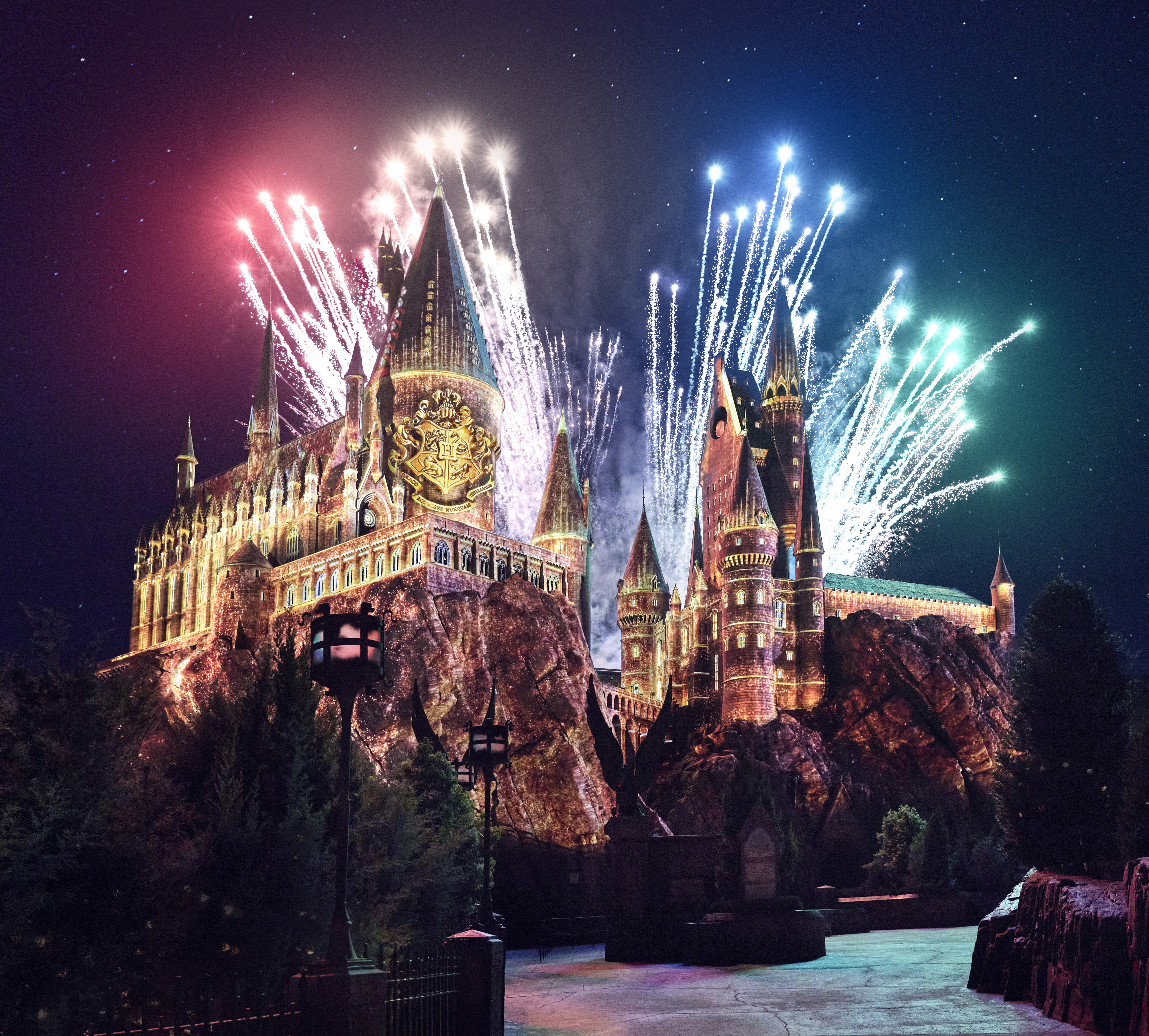 Hogwarts Always Castle Projection Show.