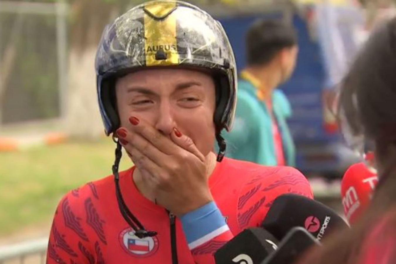 La chilena Aranza Villalón consiguió la medalla de bronce en Ciclismo Contrarreloj en los Juegos Panamericanos de Santiago 2023.