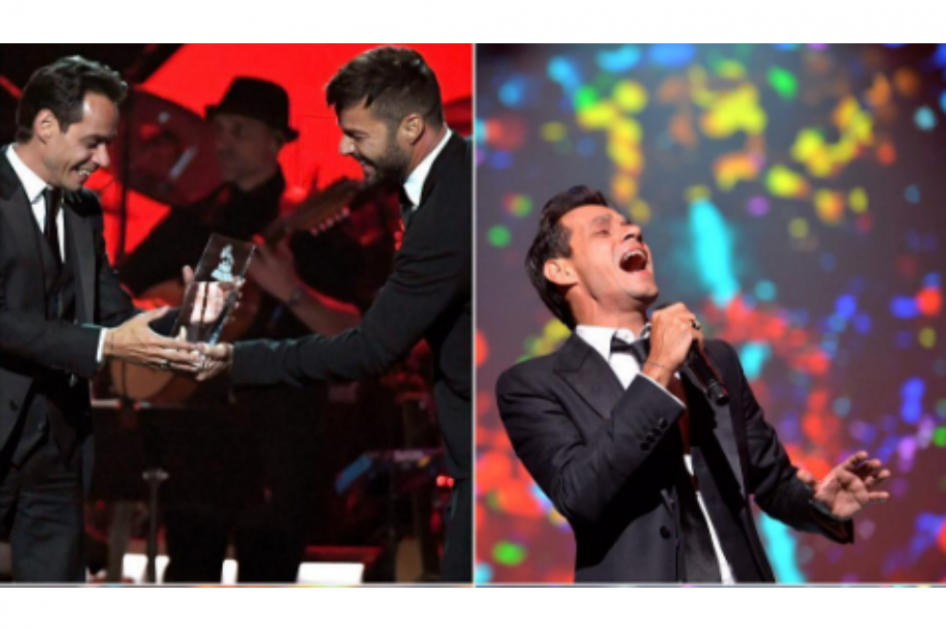 «Me siento más vivo que nunca»: Marc Anthony elegido Persona del Año en los Grammy Latino 2016