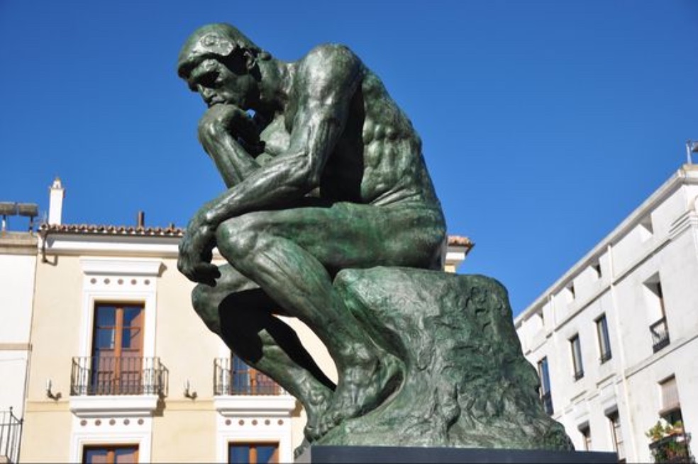 El Pensador, obra de Auguste Rodin.