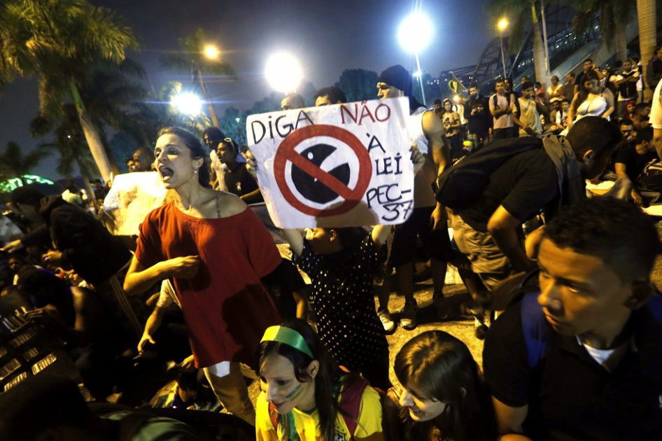 Protestas en Brasil se vivieron hasta la madrugada de este viernes