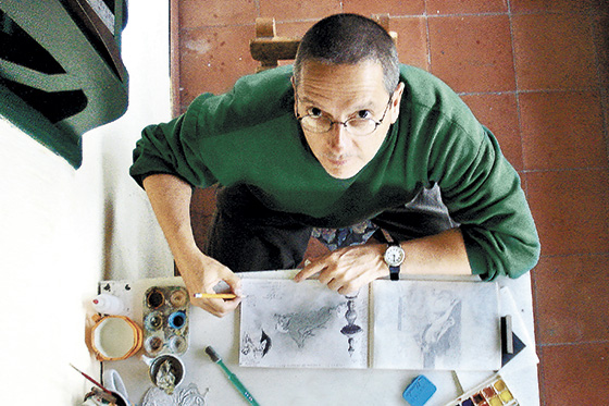 Los dibujos del ermitaño José Antonio Suárez