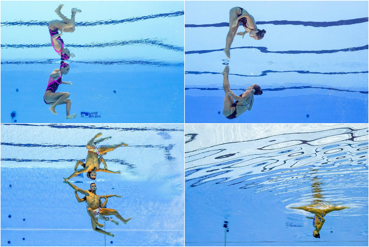 Armonía, precisión y fantasía, las mejores imágenes del Mundial de Natación
