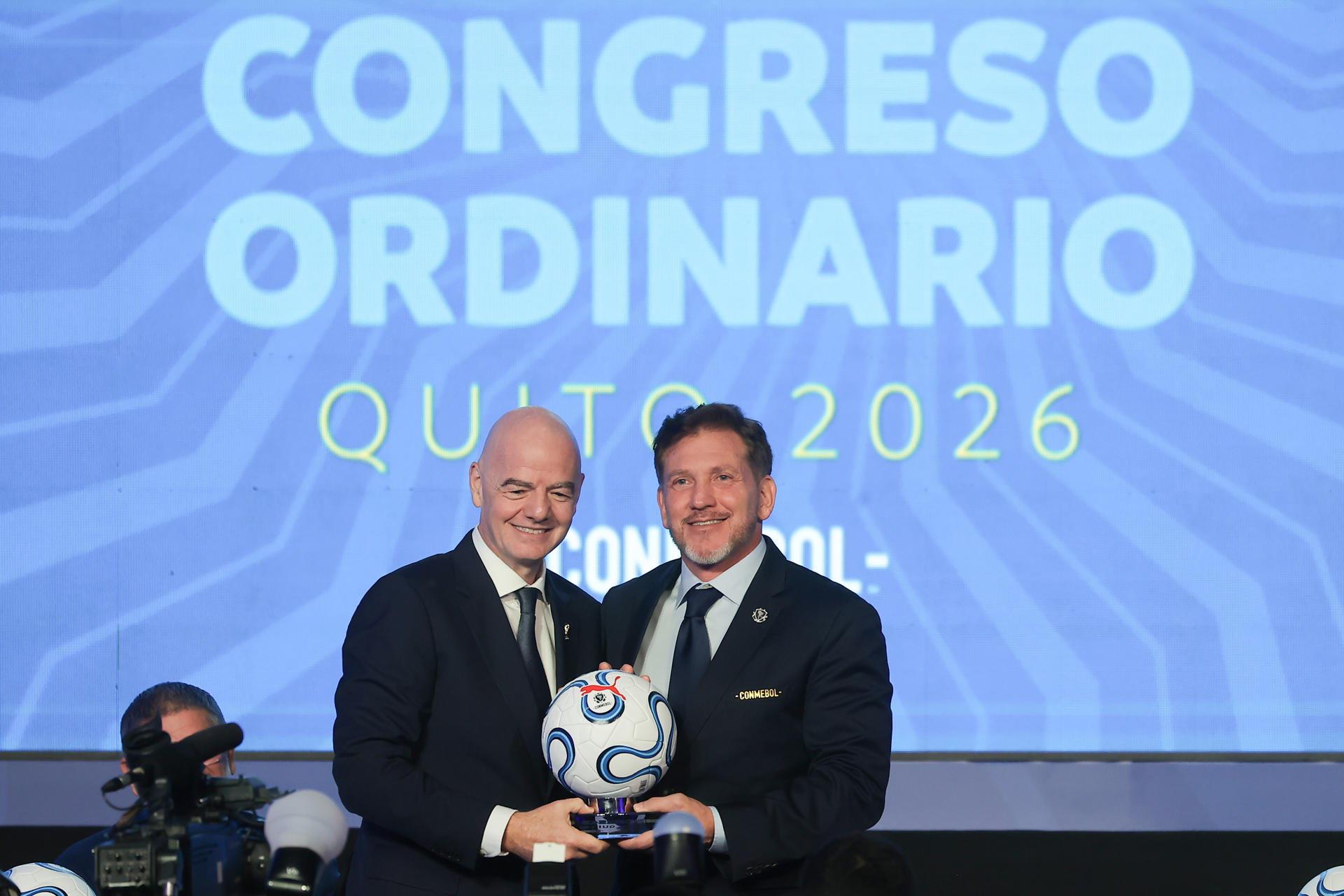 Alejandro Domínguez, presidente de Conmebol, asegura que próximo Mundial tendrá 64 equipos