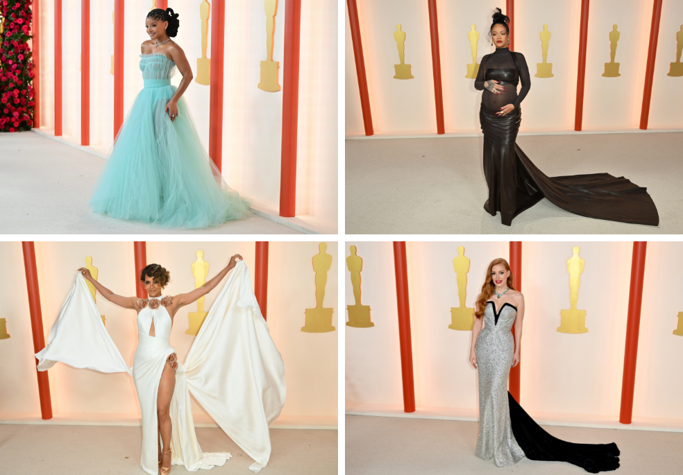 La elegancia discreta, colas y glamour que dejó la alfombre “roja” de los Óscar