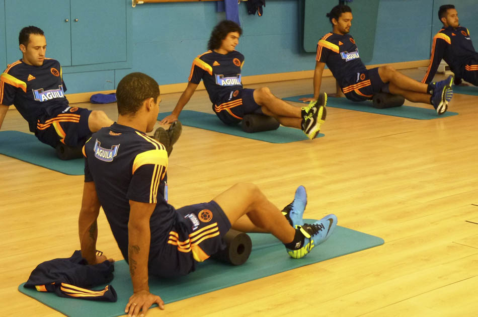 Selección Colombia realizó su primer entrenamiento con nueve jugadores