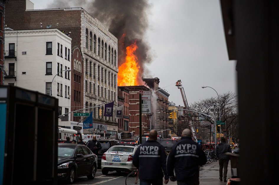 Cifra inicial apunta a que son 12 heridos por explosión en edificio en Nueva York