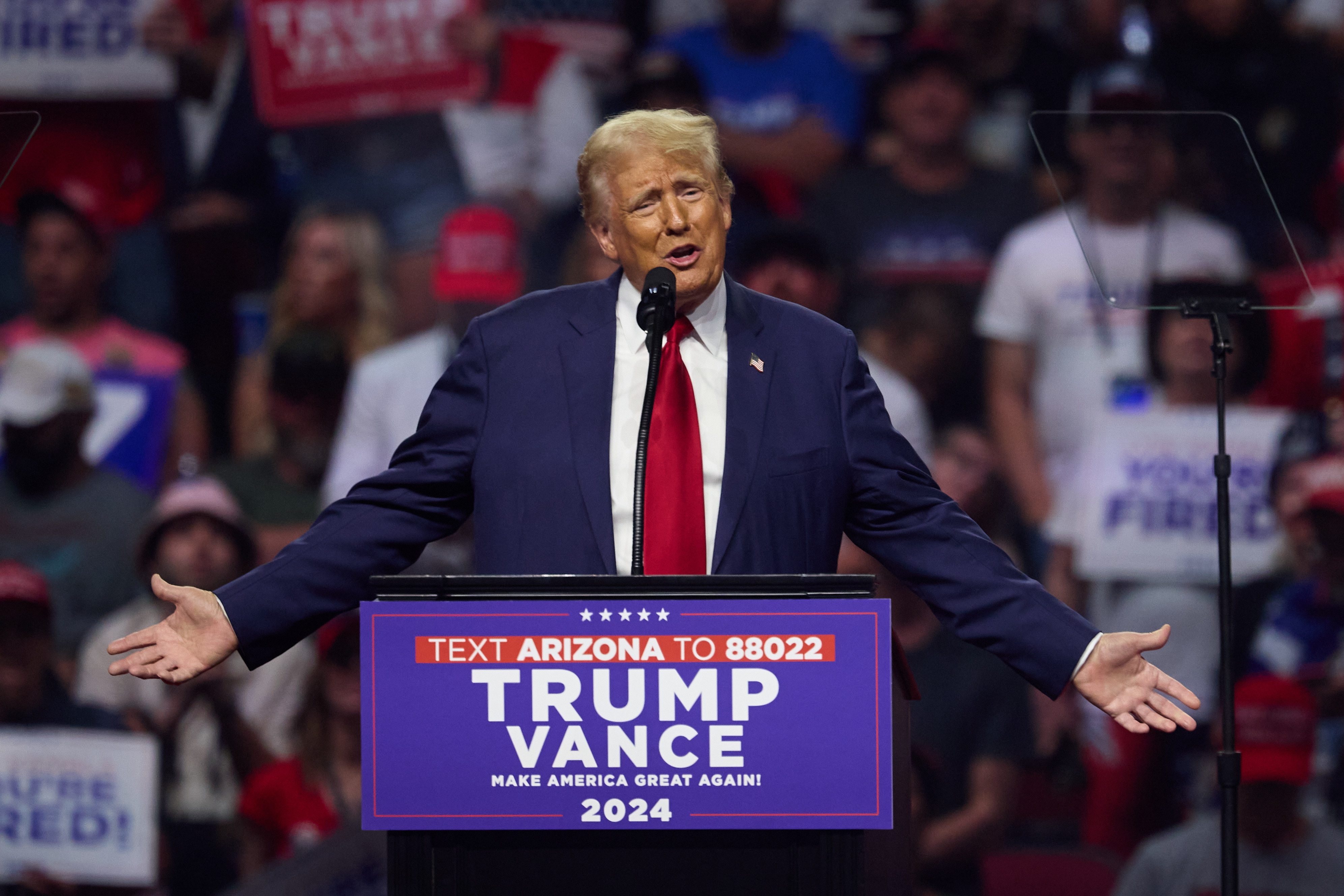 Trump pone en duda su participación en el debate del 10 de septiembre contra Harris