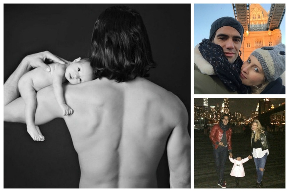 La tierna faceta de Falcao: ser papá