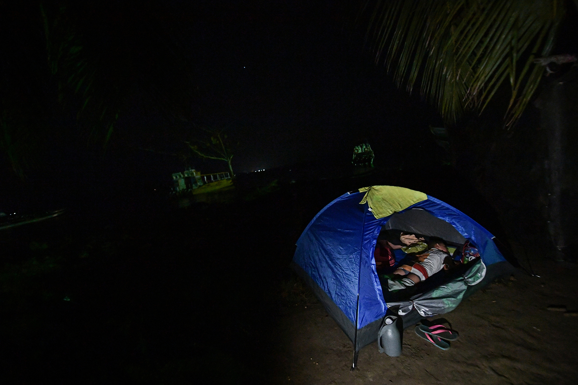 Carpa de migrantes
