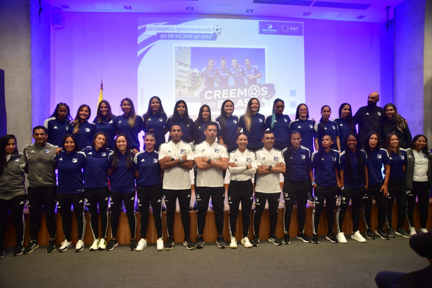 Así fue la presentación oficial del equipo femenino de Millonarios
