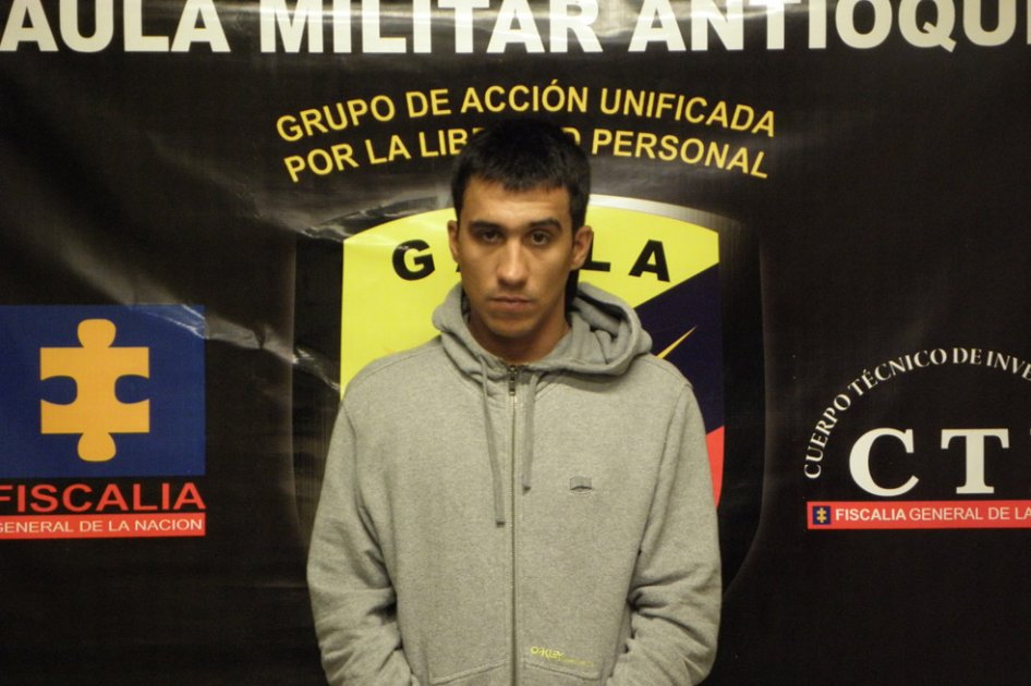 Capturan a integrante de banda Camacol y Los Urabeños