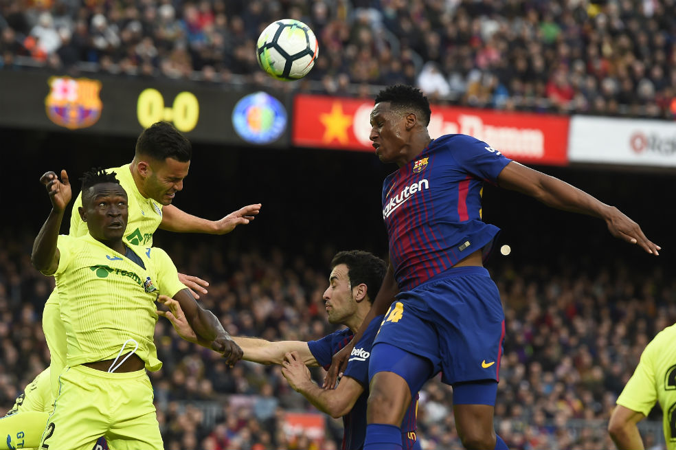 Puyol: «Hay que tener paciencia con Yerry Mina, porque cualidades tiene»