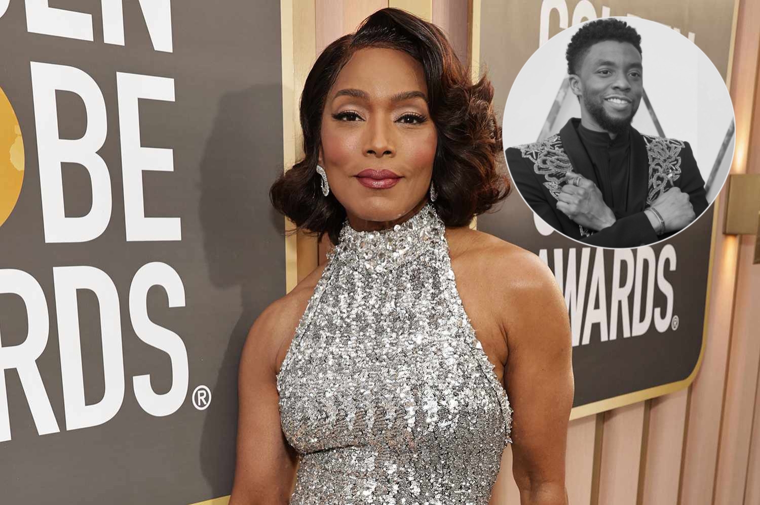 Angela Bassett rinde homenaje a Chadwick Boseman en los Globos de Oro