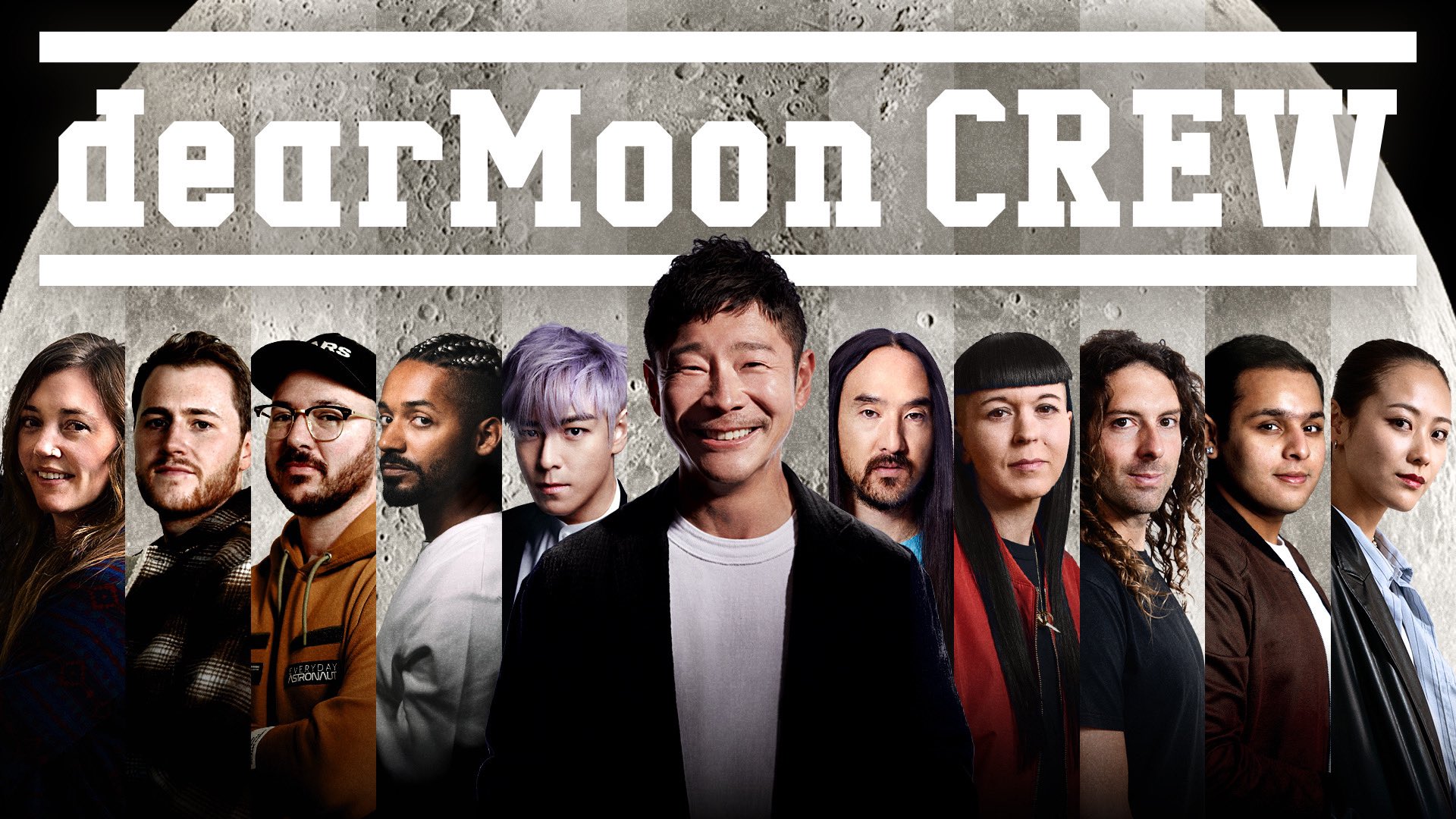 Tripulación de 'dearMoon'.