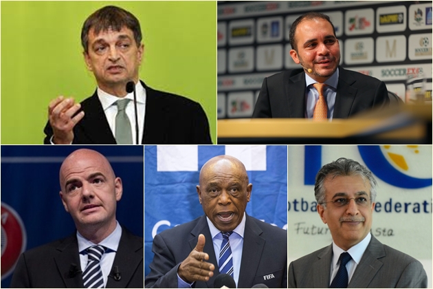 FIFA confirmó cinco candidatos a la presidencia