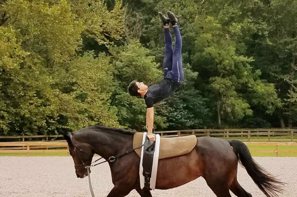 Juan Martín Clavijo se clasificó a la final de vaulting en los Juegos Ecuestres Mundiales