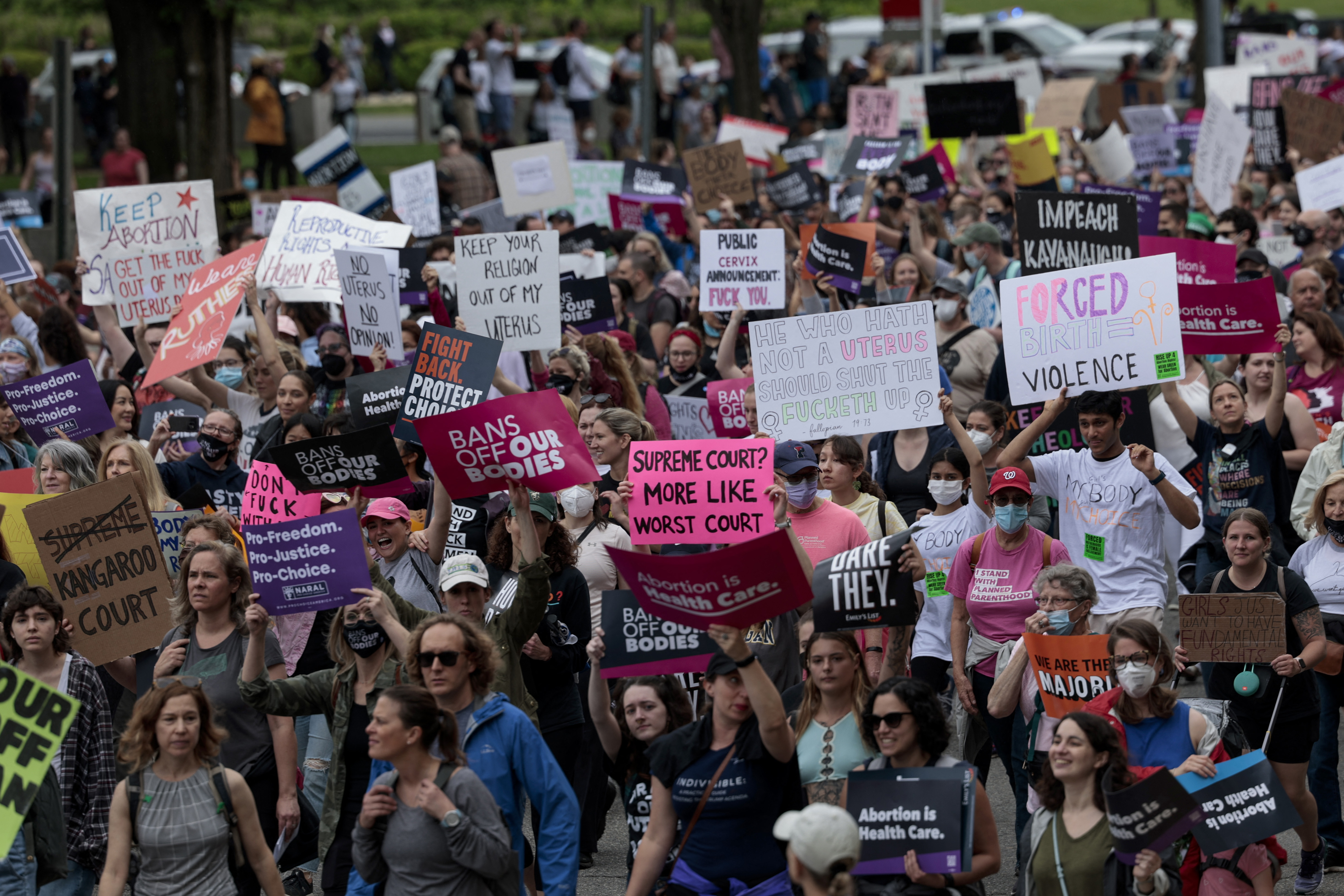 Roe vs. Wade: las masivas protestas en Estados Unidos para defender el aborto