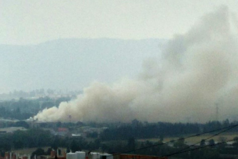 Incendio en el norte de Bogotá generó enorme columna de humo