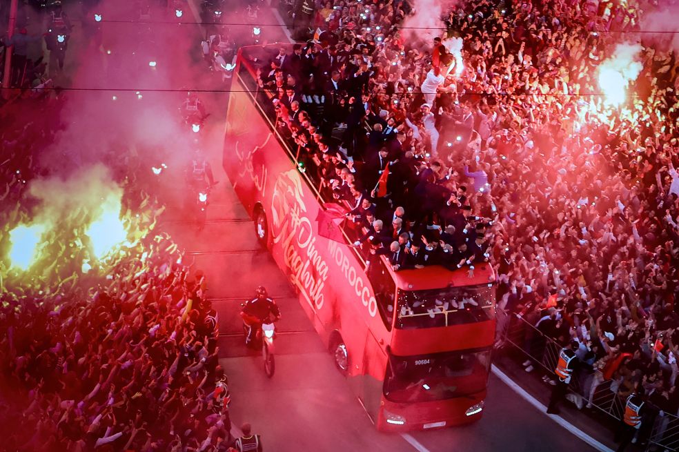 Video: En Marruecos también hay fiesta por la llegada de su selección del Mundial