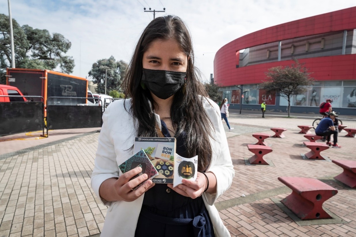 Stefanny Martínez, fundadora de Kaouxue Chocolates.