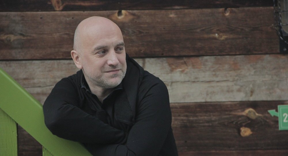 El escritor ruso Zajar Prilepin, cuya novela Pecado fue premio nacional de literatura en su país.