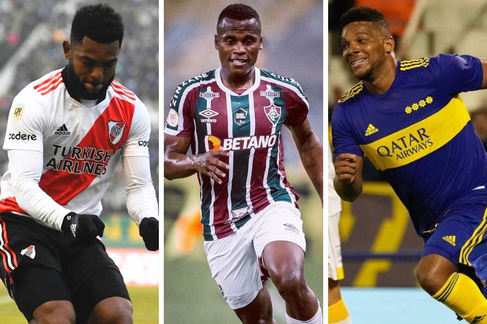 Los colombianos que sueñan con levantar la Libertadores con equipos del extranjero