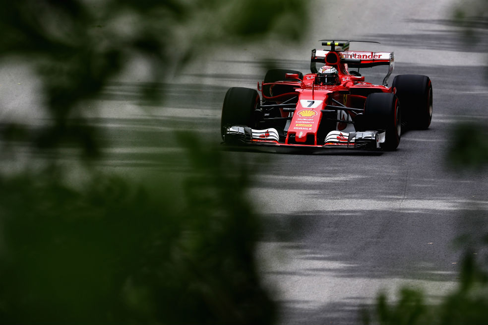 Raikkonen encabezó los entrenamientos en Canadá